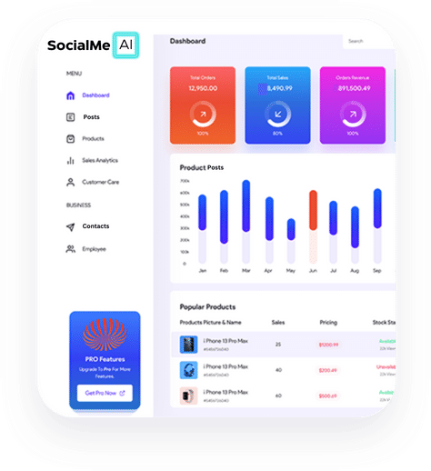 SocialMe AI Feature